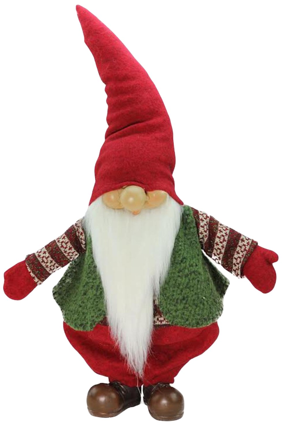 Northlight YJ37621 22" Red, Green and White Gnome Chris