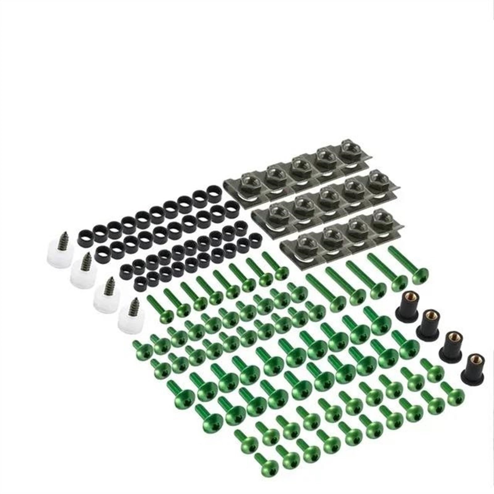 Motorcycle Fairing Kit 177PCS Body Screws For CBR600RR CBR1000RR CBR 600 F2 F3 F4 RR 1000 900 929RR 650R CNC Alloy(Green)