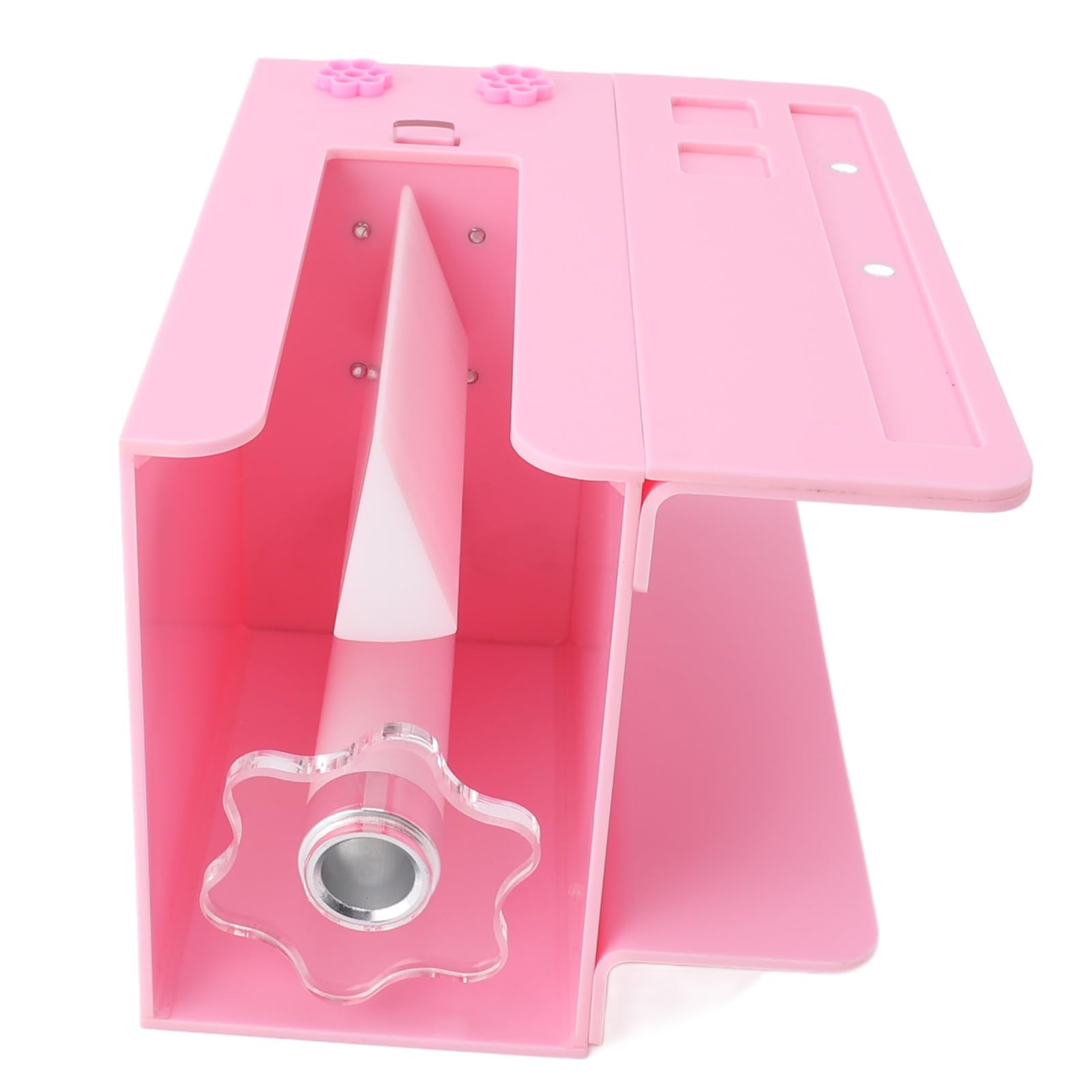 Macchina per la Fioritura delle Ciglia Strumento Automatico per Separare le Ciglia in Acrilico per Saloni di Bellezza 17,5x14x12,4 Cm (Rosa)