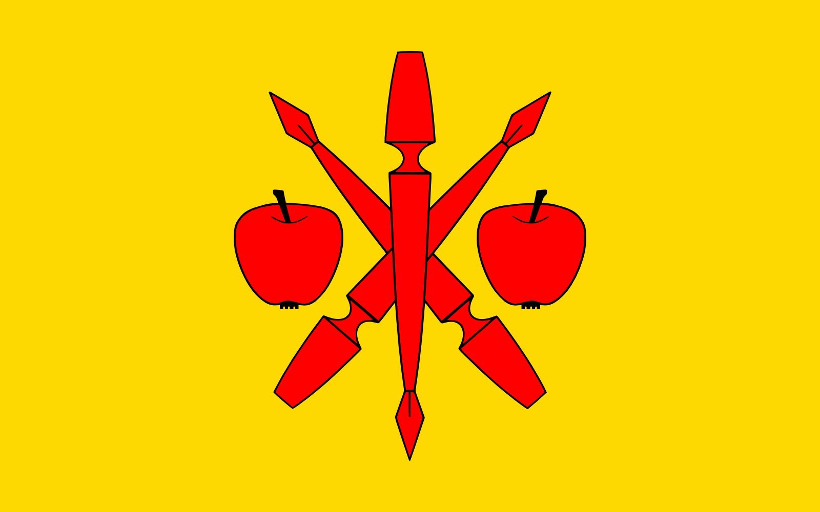 Drapeau gmina Jasieniec grand format pour mât et pavillon officiel municipal