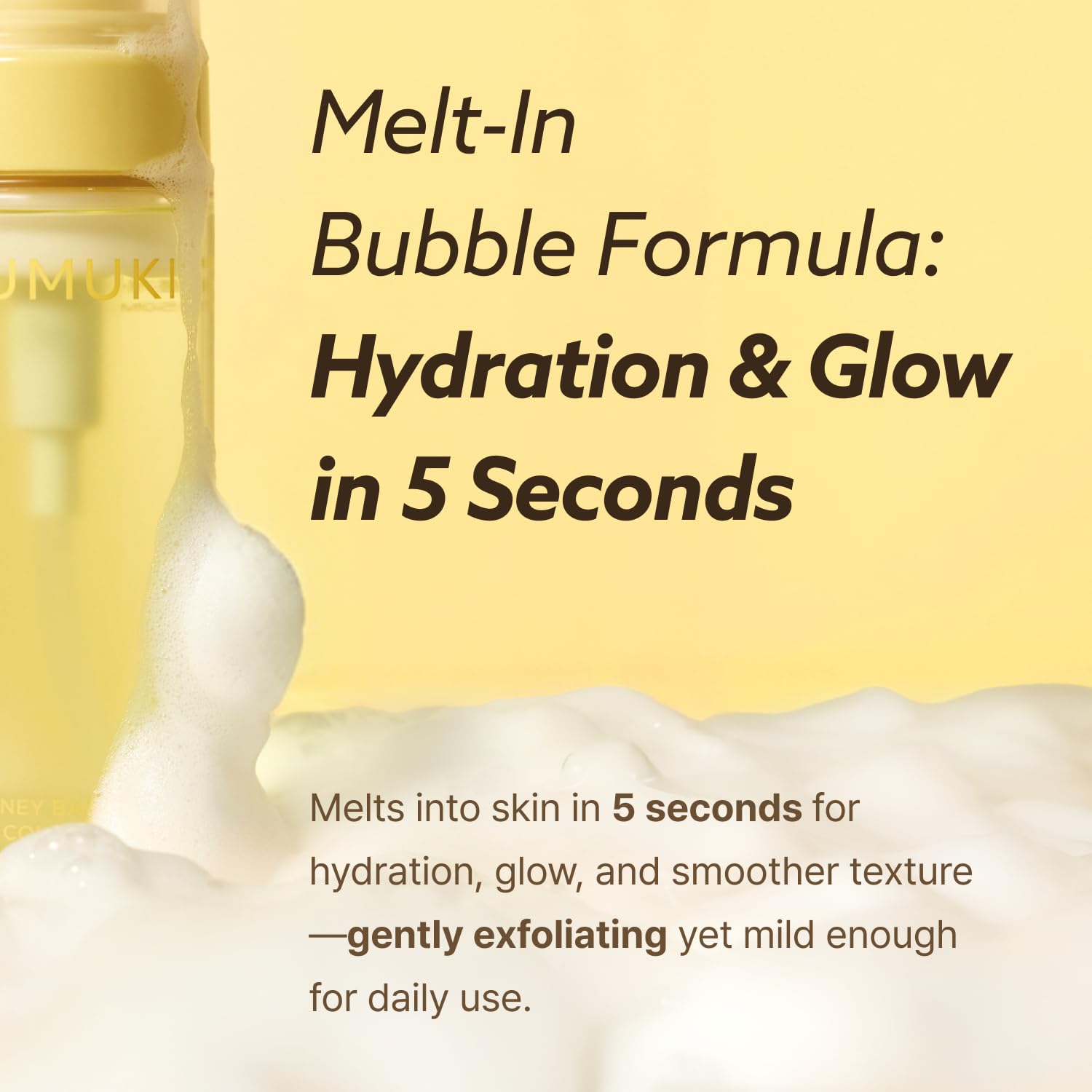 Honey Banana BDRN Bubble Mask Toner with Plant PDRN, Panthenol & Hyaluronic Acid