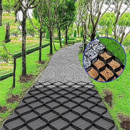Grille de gravier pour allée structure rigide haute performance 1 m 6 m