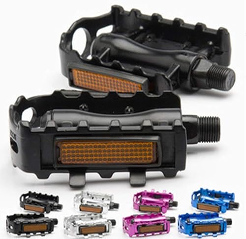 Miniatura 6 de 1 par de pedales de bicicleta de montaña Pedales planos de plataforma de bicicleta de metal para MTB Road Mountain Ciclismo Bicicleta de carretera