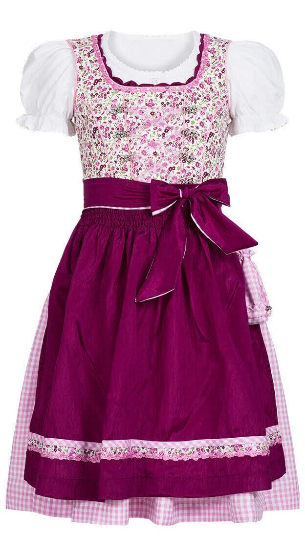 Nübler Kinderdirndl Nadja in Beere I Größen 80-176 86 B
