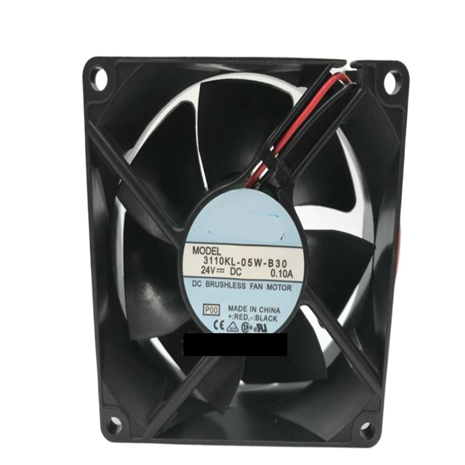 Uitgvdqat No Rgb 8025 3110Kl-05W-B30 Dc24v 0.10A 8Cm Two-Wire Inverter Cooling Fan