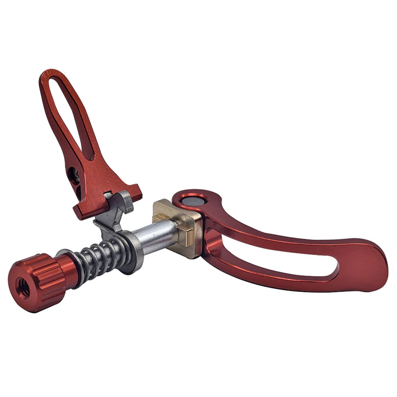 Jamieka Red Premiums Aluminum Alloys Cycle Seats Tube Clamp Cycling Seatpost Tube Clamp For Efficient Commuting And Outdoor Fun Light Weight Aluminum Alloys