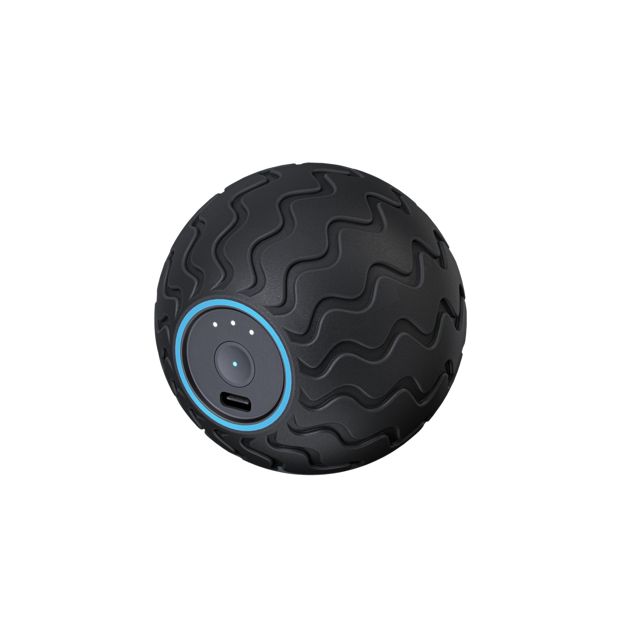 Wave Solo Série Wave - Appareil de massage portable pour les athlètes - Balle de thérapie par vibration - Technologie QuietRoll™ - 3 fréquences de vibration personnalisables dans l'appli Therabody
