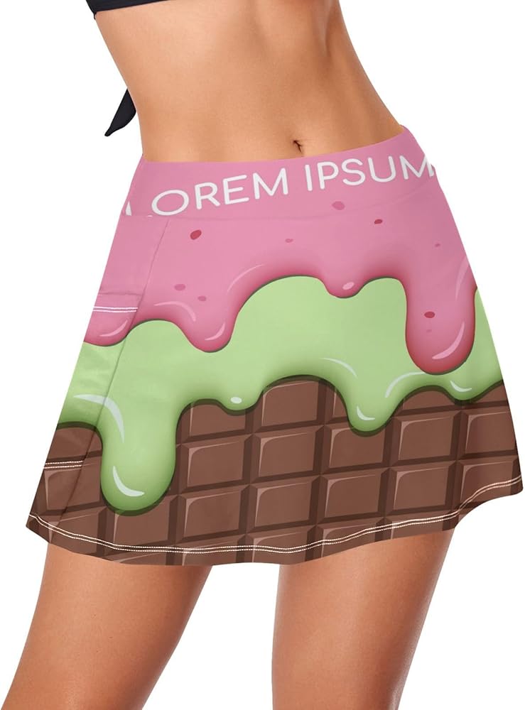 Amazon.com: Plaaee Women's Swimdress Swim Skirt Strawberry