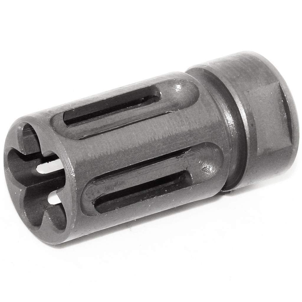 generica Airsoft Spare Parts 45mm Vltor Type Muzzle Brake FlashHider -14mm CCW Threading For AEG GBB Matt Gray