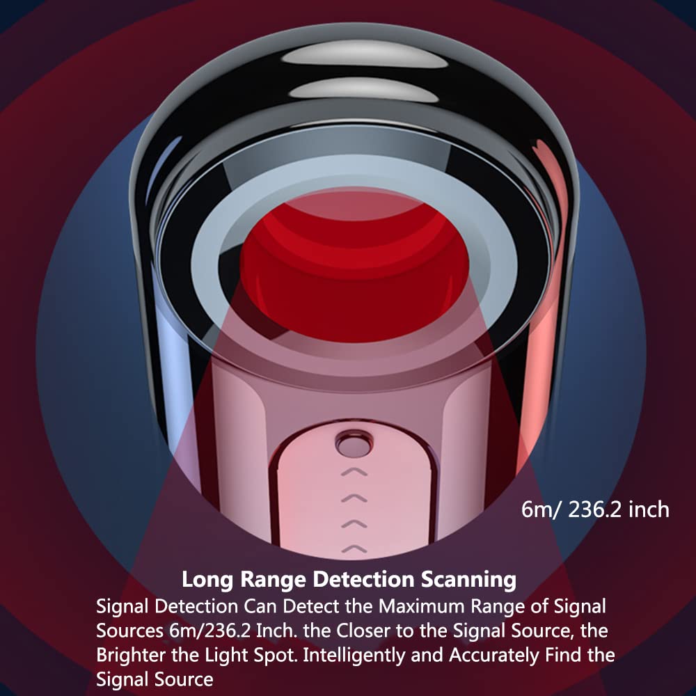 Détecteurs de caméra cachée - Détecteur d'insectes - Détecteur GPS pour voiture - Alarme antivol - Fréquence 1 MHz - 6,5 GHz - Détecteur de signal RF - Pour maison, bureau, hôtel, salle de bain