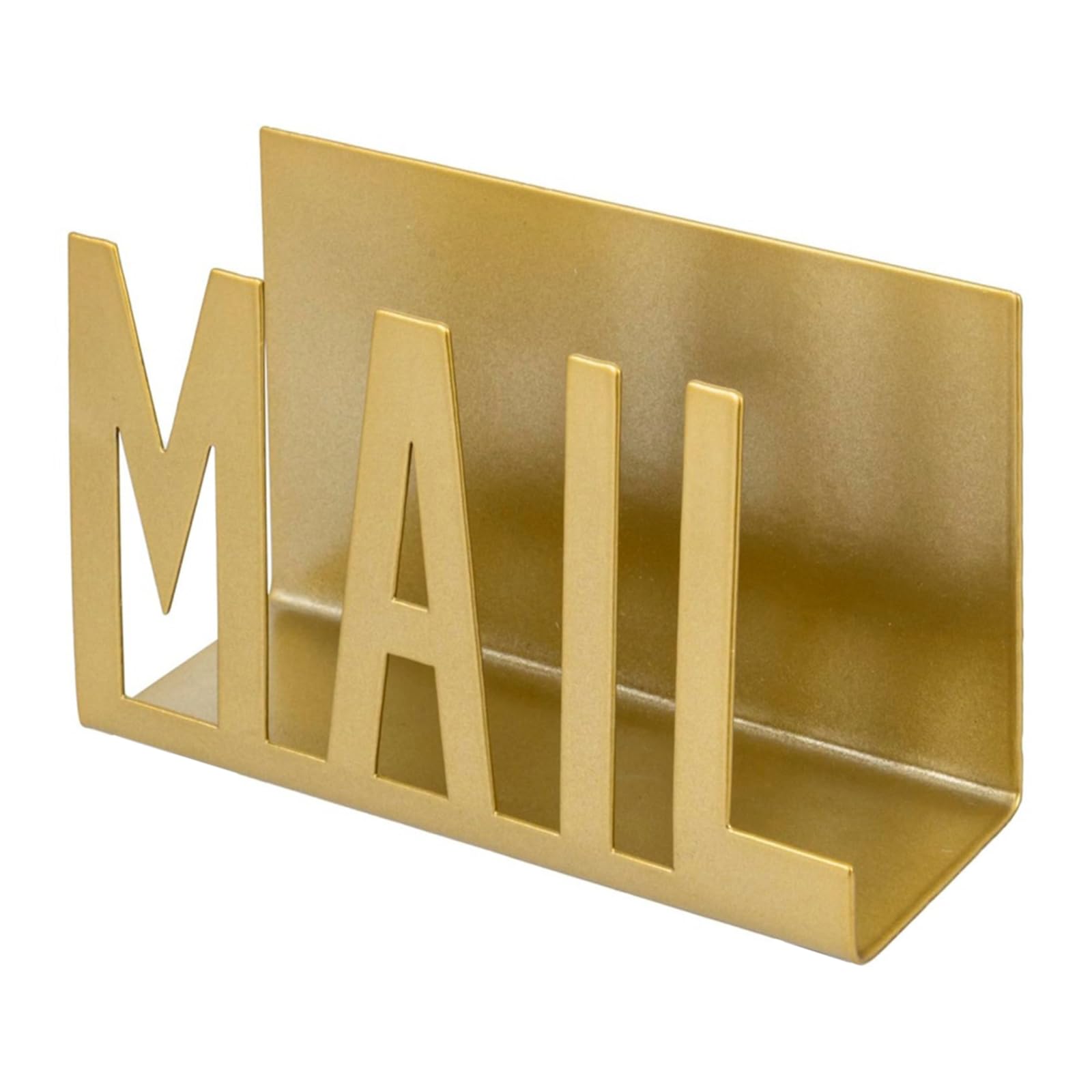 XAGMODSHN Iron Mail Sorter Metal Cutout Desktop Envelope Organiser Efficient Document Storage Rack for Home or Vertical Mail Sorter