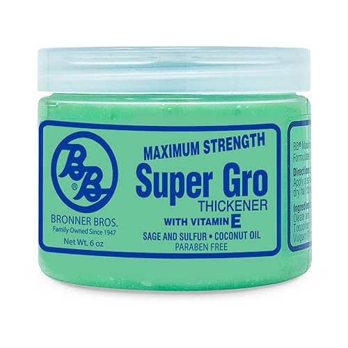 Bronner Brothers Super Gro Maximum Strength, 6 onzas