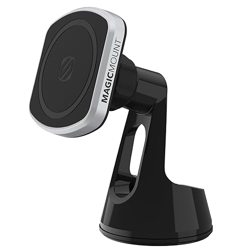 Scosche MagicMount Pro2 (MP2WD-XTSP) Magnetic Car Phone Mount for Windshield/Dashboard — MagSafe Compatible