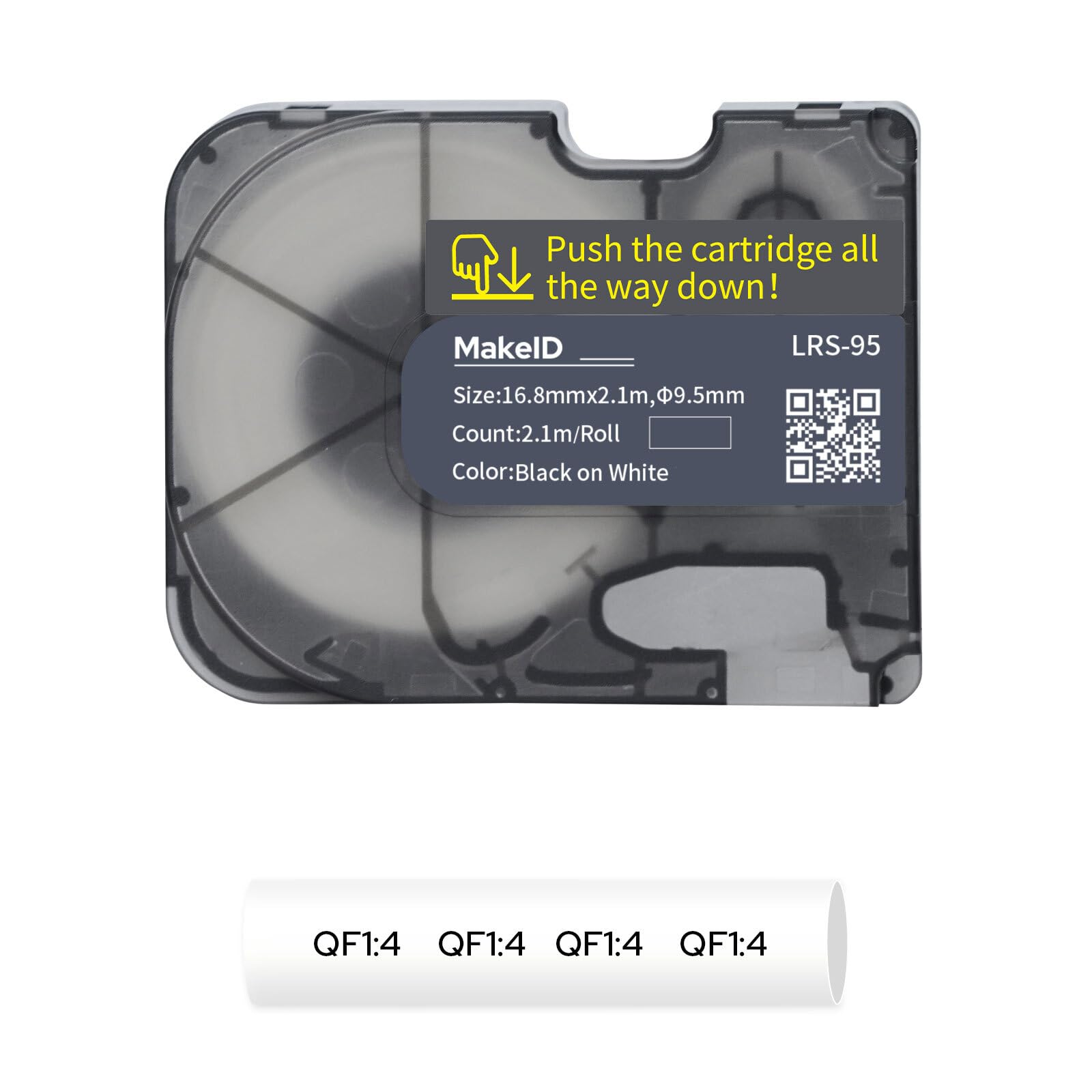 MakeID P31S Heat Shrink Wire and Cable Labels with Ribbon Label Maker Printers