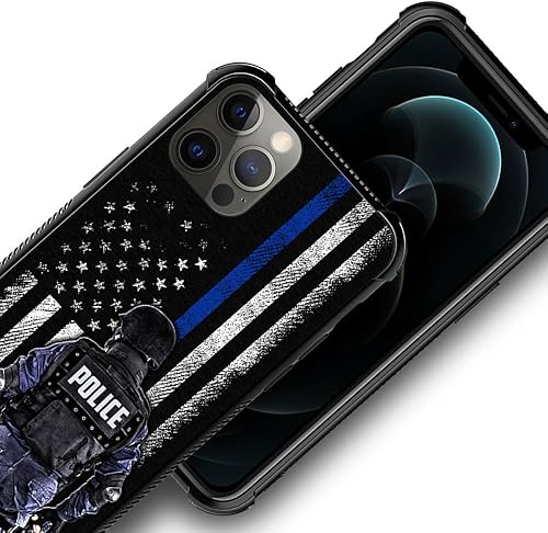 Miniatura 3 de DJSOK Funda para iPhone 13 Pro Max, diseño de patrón de lujo, a prueba de golpes, funda resistente a prueba de golpes, para hombre y mujer, bandera