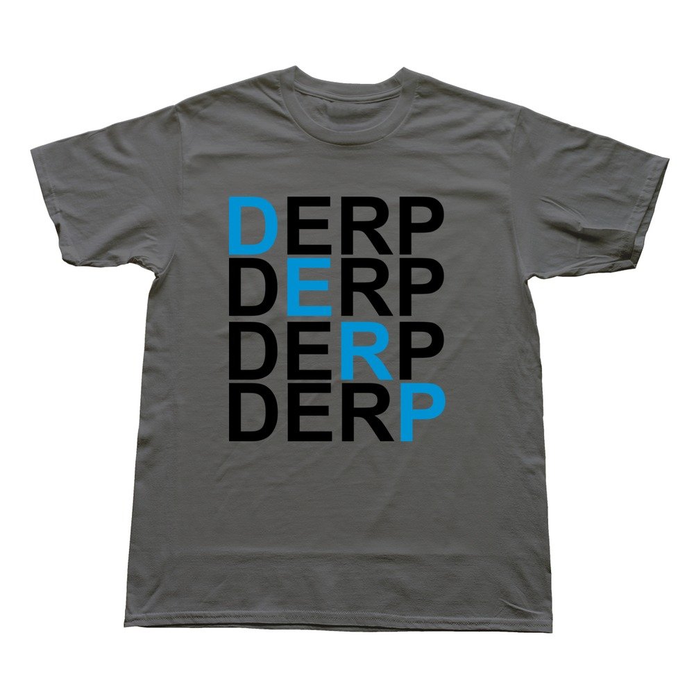 Men DERP Custom Vintage DeepHeather T Shirt By RRG2G