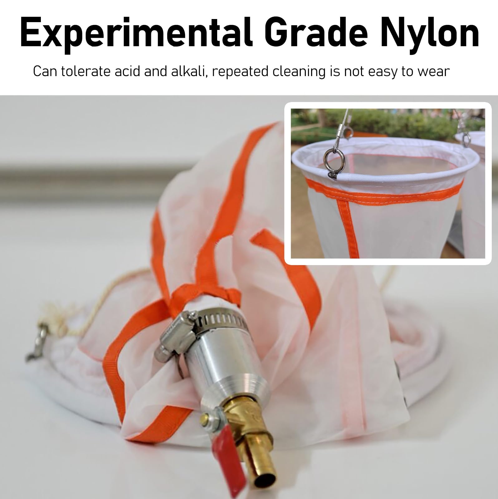 25 μm Plankton Collection Net with Bottom Collection Tube