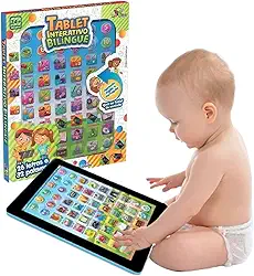 Tablete Interativo Infantil Bilíngue Educativo Para Crianças