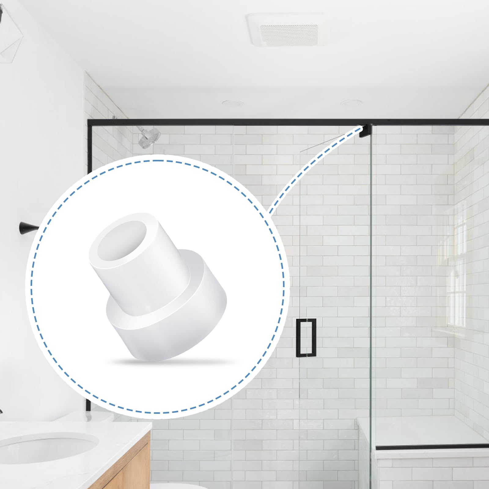 bathroom mirror pivot bushing replacement