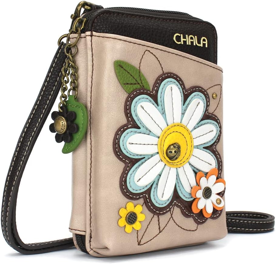 CHALA Wallet Crossbody Cell Phone Purse - Women Faux Leather Multicolor Handbag with Adjustable Strap - Image 2