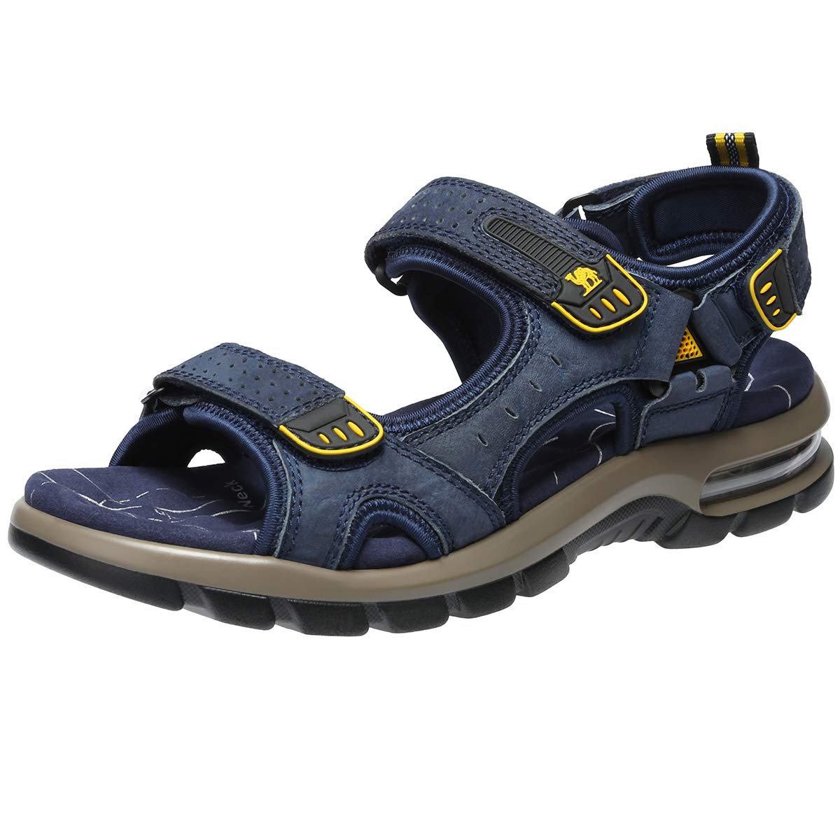 Buy Men's Leather Sandals for Hiking Walking Beach Treads Water