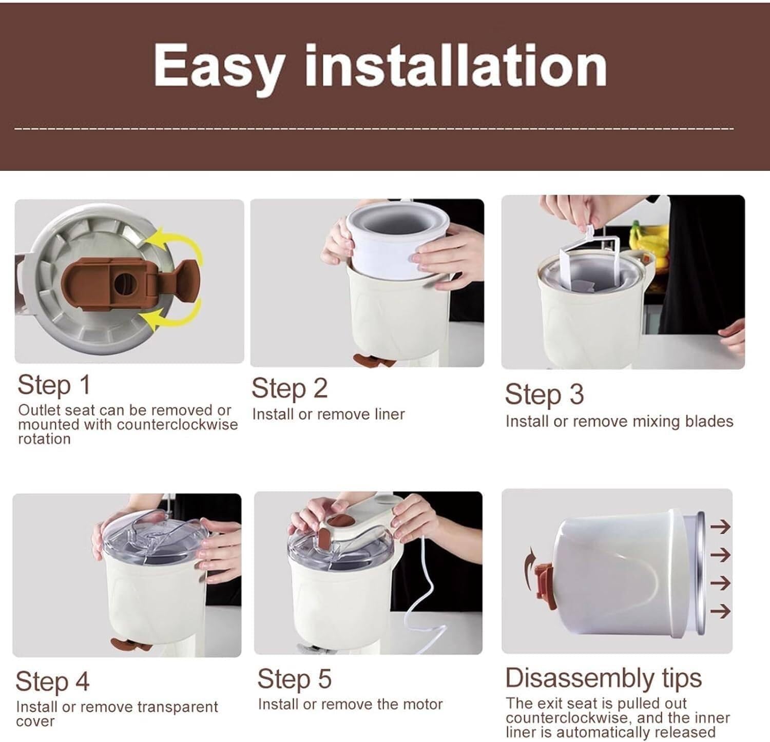 Home Soft Serve Ice Cream Maker - Countertop Soft Serve Ice Cream Machine For Home Use - Ice Cream Maker Machine Soft Serve