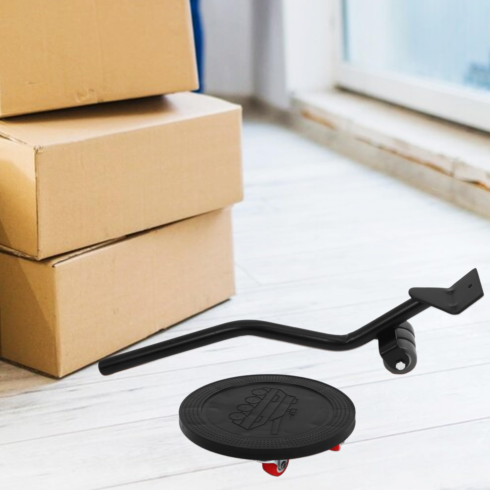 PRETYZOOM Furniture Lift Mover Tool Set, Kit per Spostare Mobili Pesanti in Lega di Alluminio e Gomma, Nero, Portatile, per Case e Magazzini
