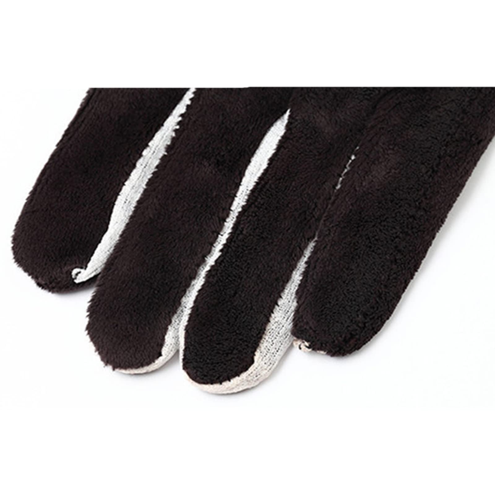 Guanti in Pelle da Uomo Full Palm Touch Screen Winter Driving Guanti in Pelle Caldi for Guanti in Pelle da Uomo Guanti Invernali (Color : Black, Size : XL)