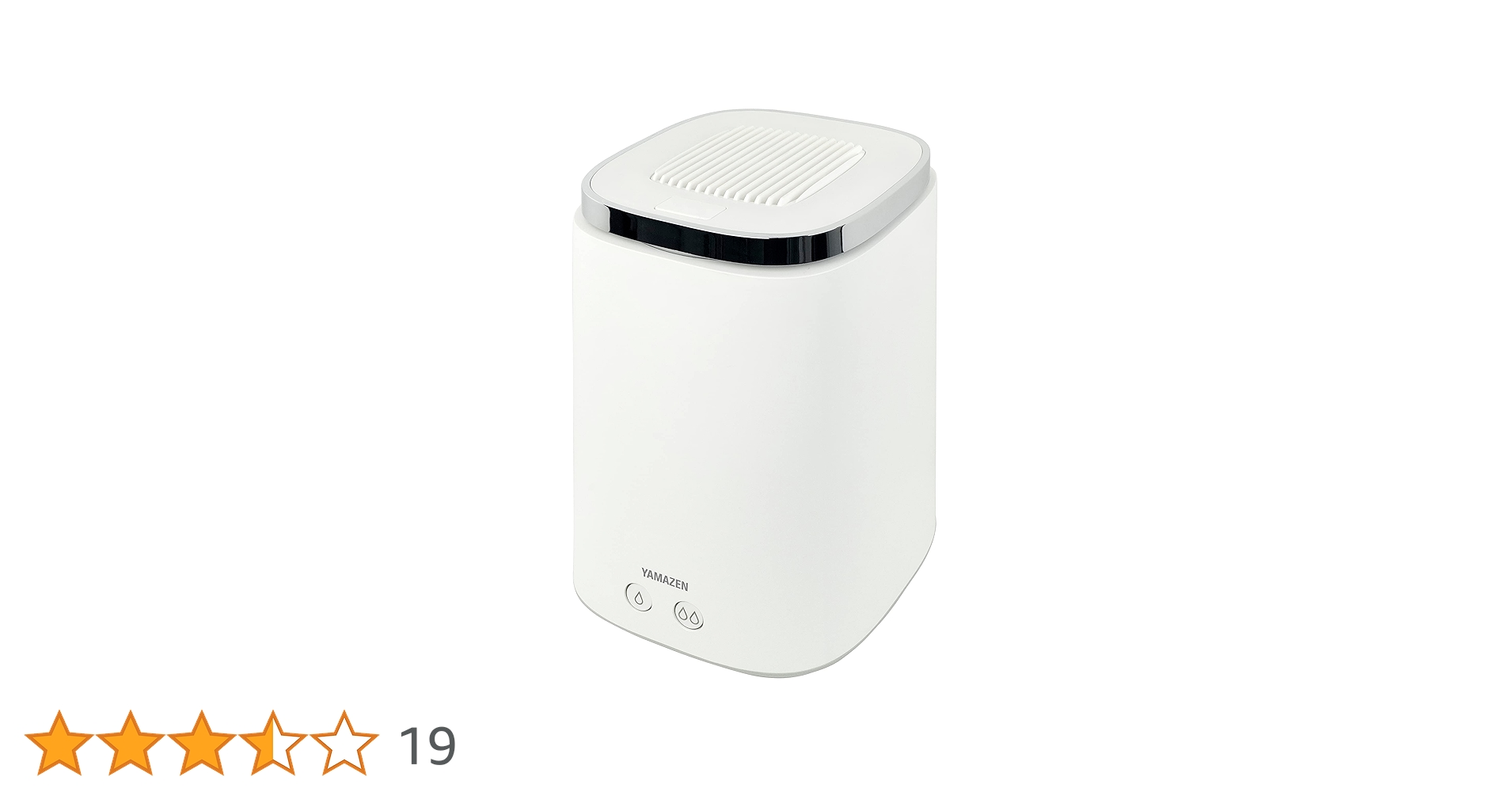オレンジ　YAMAZEN スチームキューブ加湿器 KSF-L303(W） オレンジ YAMAZEN スチームキューブ加湿器 KSF-L303(W） 楽天