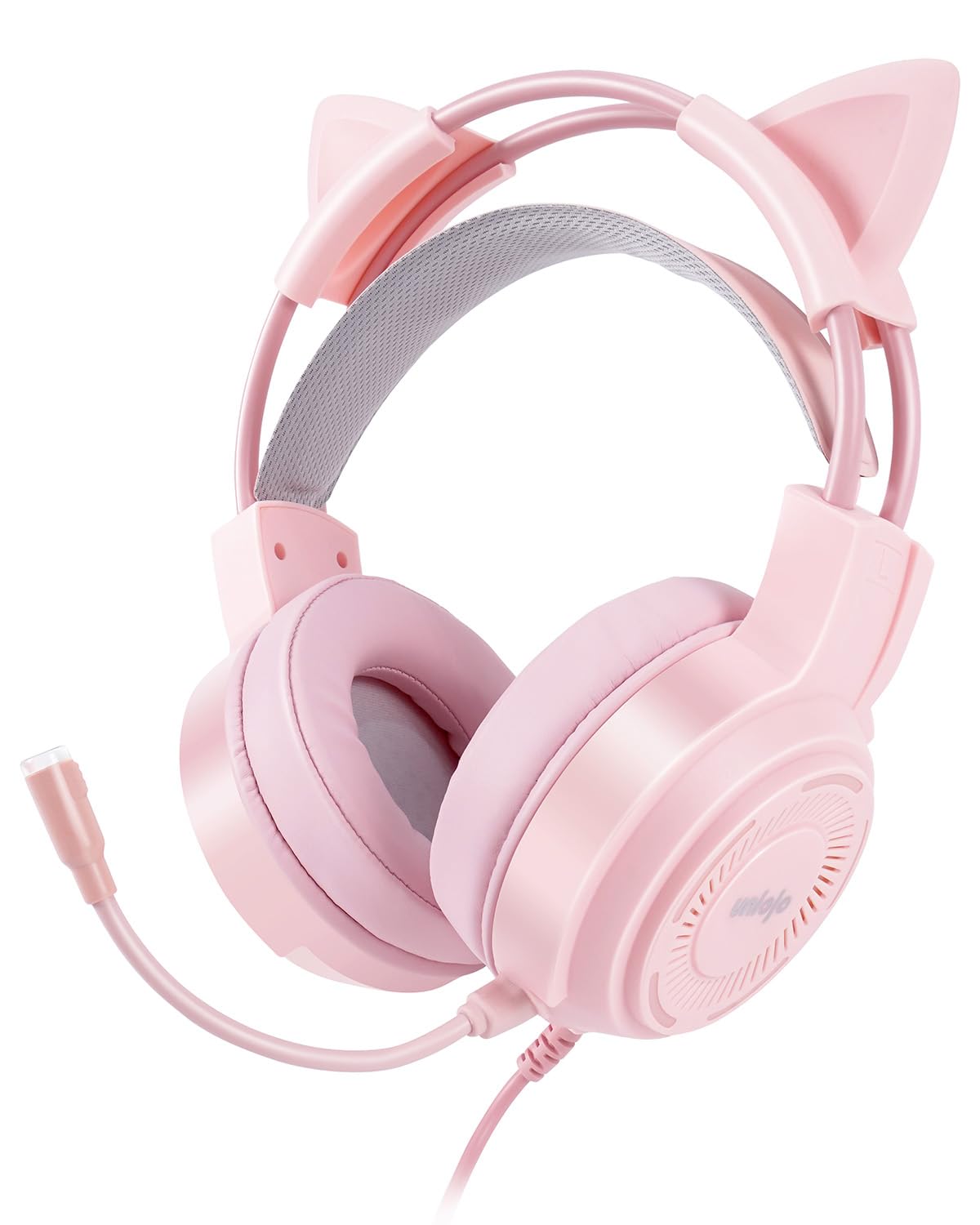 Amazon.com: UNIOJO Upgraded Pink Gaming Headset for PS4, PS5, Xbox