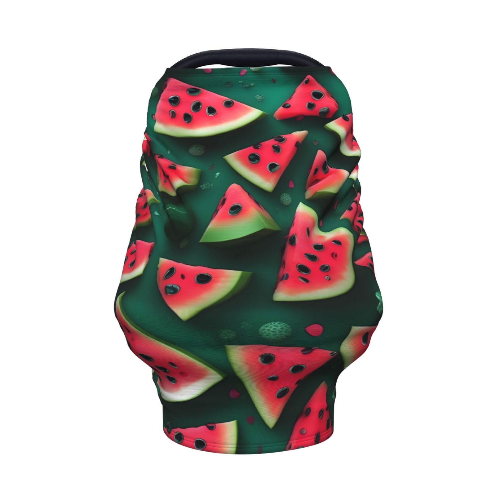 XZDHYZ Dream Watermelon Versatile full-print Stroller Chair Cover/Nursing Cover, specially designed for your baby, Black