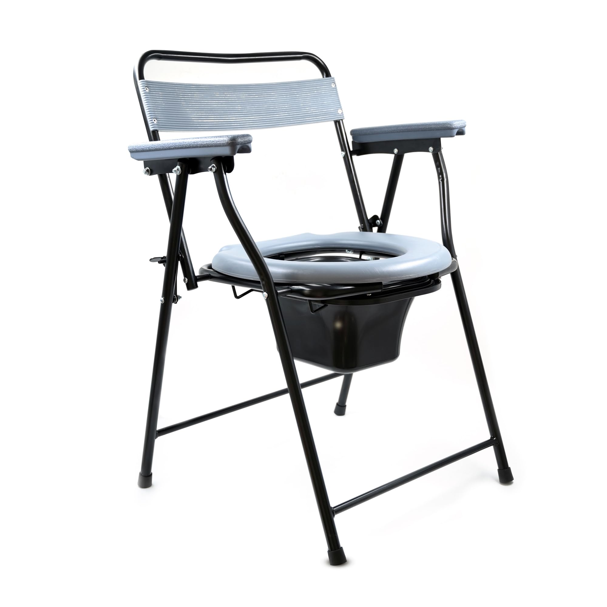 Commode Chair for Old People by EXPERTOMIND Weights Holding Capacity Up to 100kg Potty Chair for Adult with Removable Bucket | Toilets Western Commode Chair for Elderly | Anti-Skid, Foldable Design (B09Q14CYHW) Amazon Price History, Amazon Price Tracker