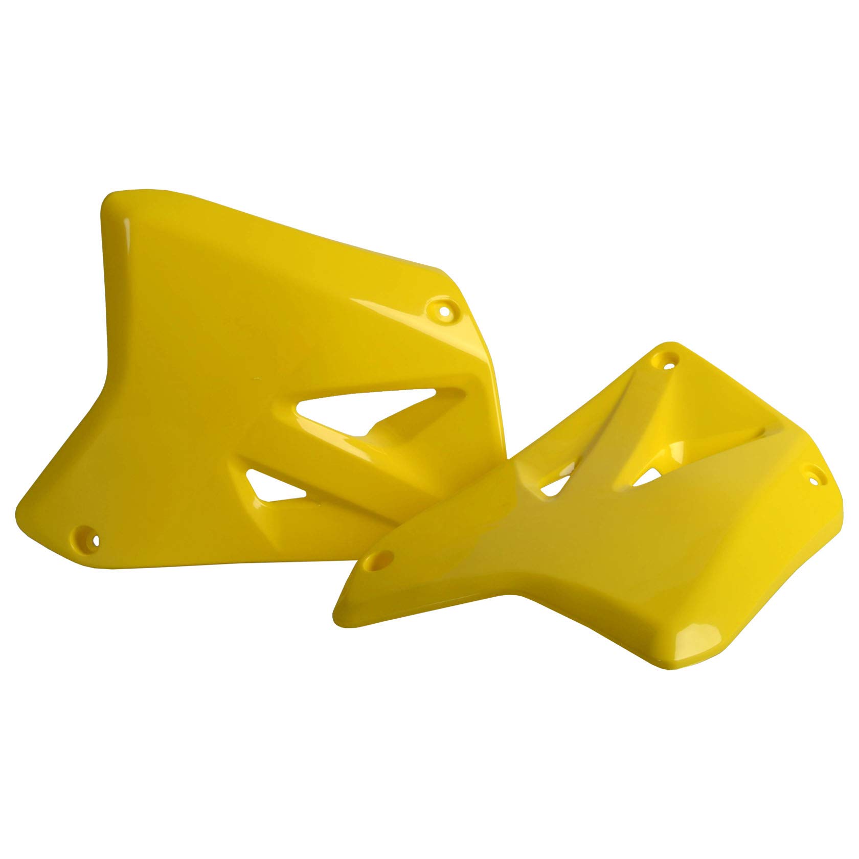 Polisport 8423000001 - Copriradiatore Robusti E Durevoli Compatibile Con Le Moto Suzuki A Colori Giallo - 4