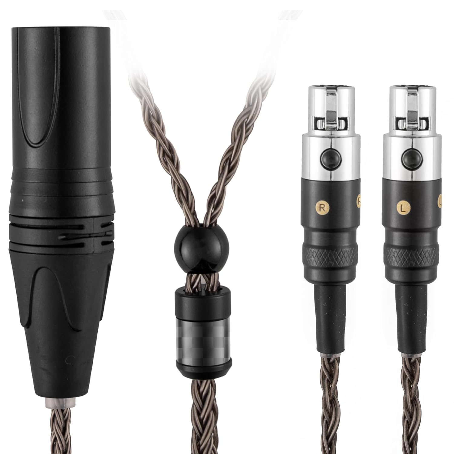 SYRNARN 4 Pin XLR Balanced Headphone Cable Compatible with AUDEZE LCX-X LCD-XC LCD2 LCD3 LCD4 for MEZE Empyrean, MEZE Elite, MEZE Empyrean 16 Core Replacement Cord (4 Pin XLR Balanced, 2Meters/6.5ft)