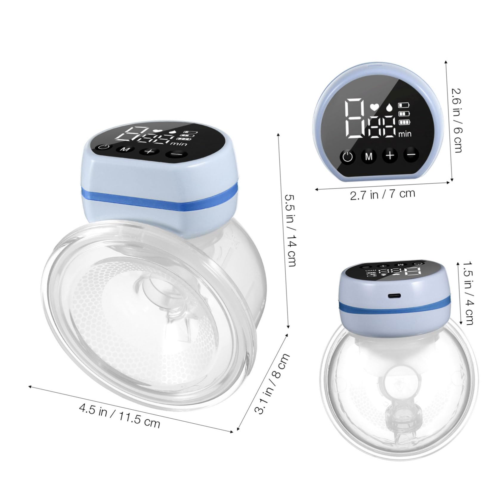 Tiralatte Elettrico Portatile Tiralatte Mani Libere Macchina Per Estrazione Del Latte Design Indossabile Estrazione Rumore Facile Lavare Perdita