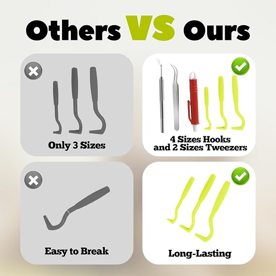 Tick Remover Tools, Painlessly Tick Remover for Dogs Cats and Human | Small Medium Large Tick Removal Twister, Chemical-Free Design with Ergonomic Handle and Storage Case for Easy Carrying
