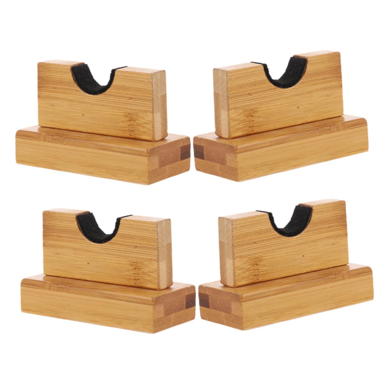 Gogogmee Elegant Wooden Bat Display Rack for Baseball Bats Desk Stand Bat Holders for Home