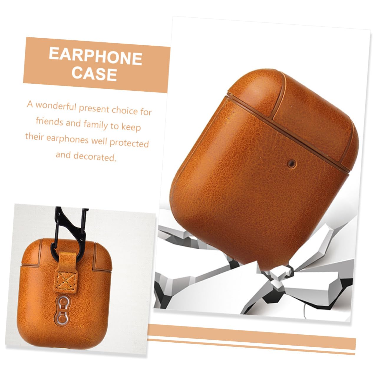 DOITOOL 4piezas Funda Protectora para Auriculares Inalámbricos Compatible Diseño Compacto y Ligero Estuche Decorativo De Moda para y Protección De Auriculares