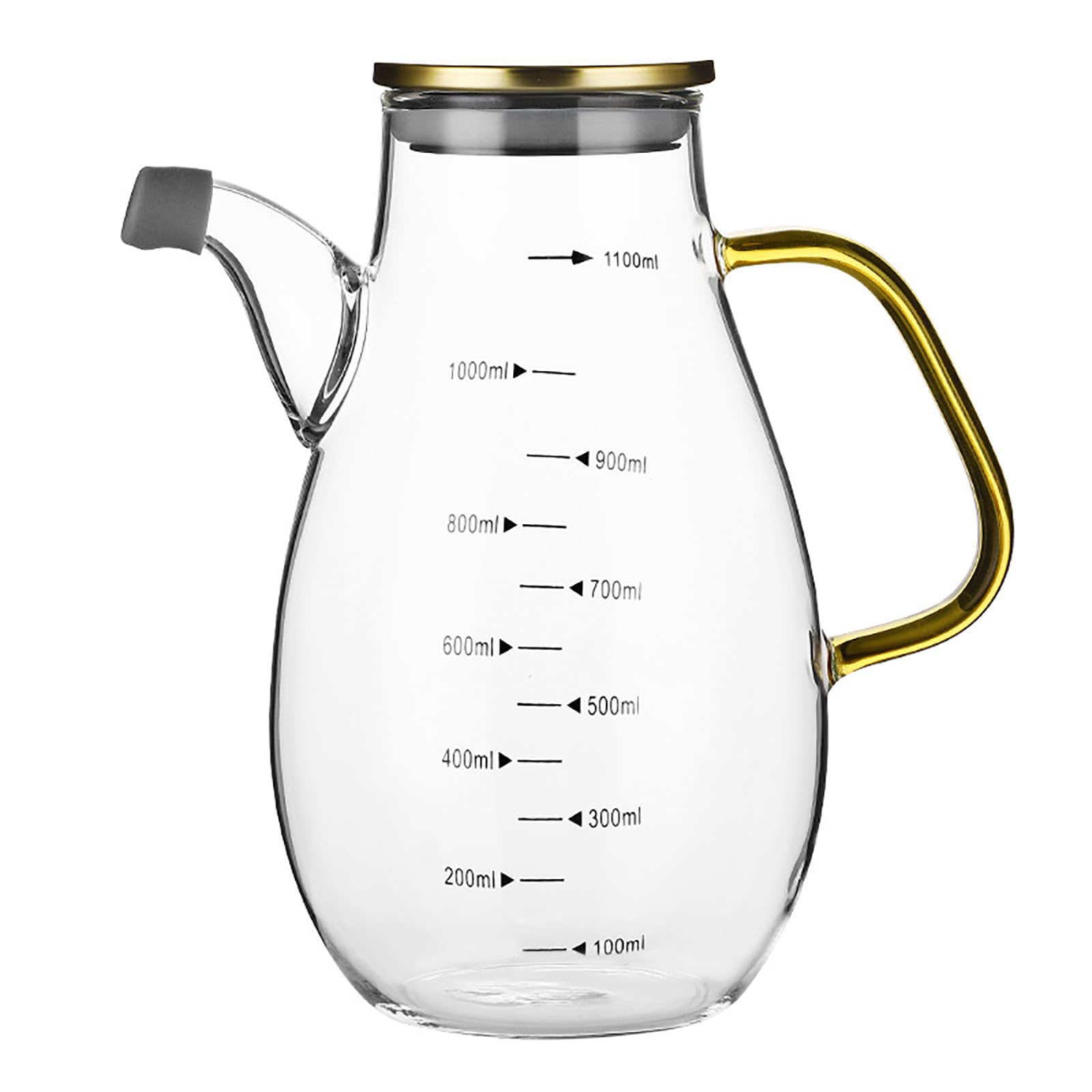 Contenitore per Grassi con Filtro dell'olio con Filtro, separatore dell'olio Anti-Perdita e guardiano per friggere in Cucina, Cucinare, conservare l'olio,1100ml