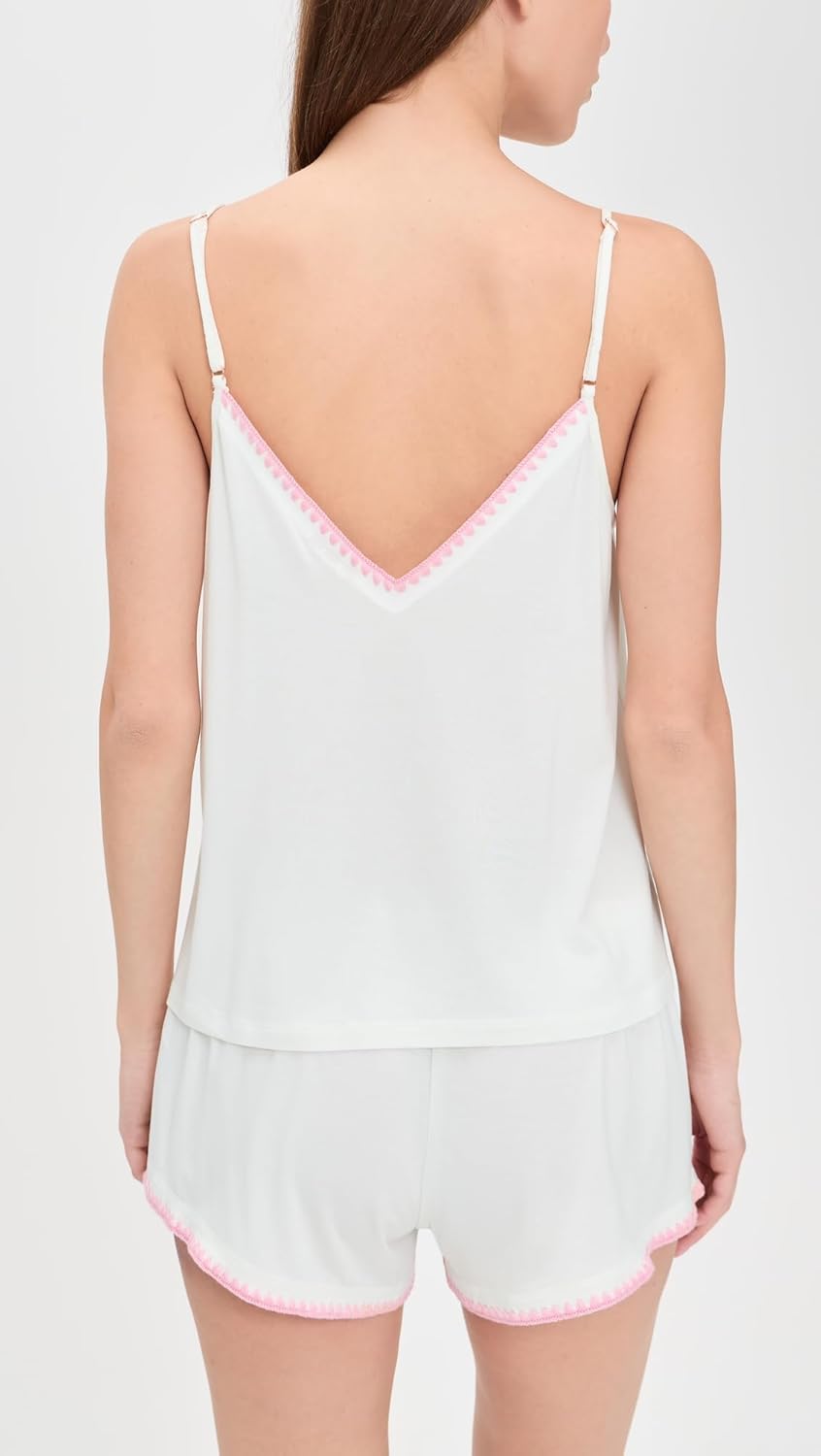 Eberjey Women's Frida Whip Stitch Shorts PJ Set - Image 3