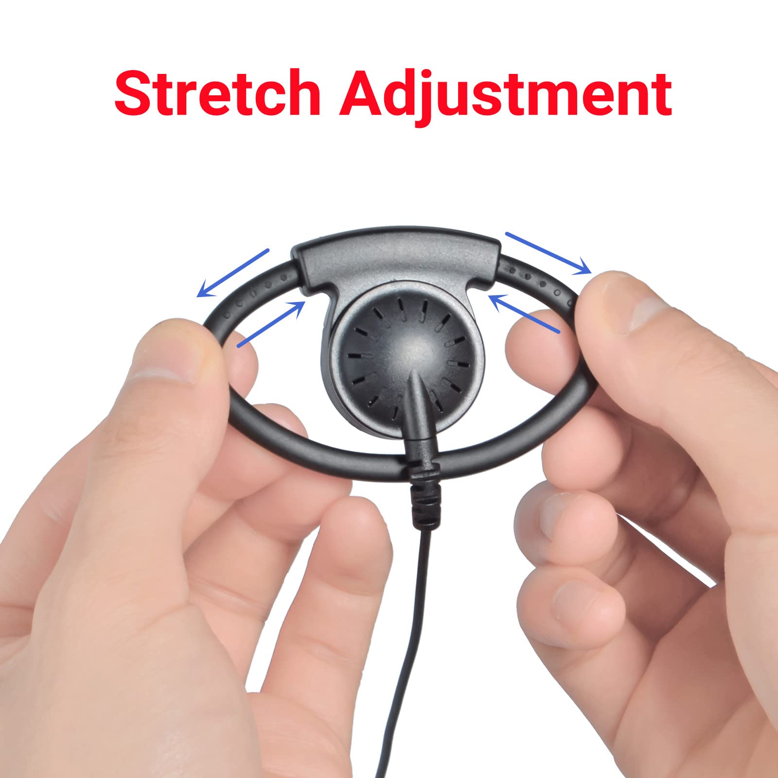 Audífono Gancho De Oído Con Ptt Y Mic For Motorola Cp040 | Cuotas Sin Interés - Foto 3