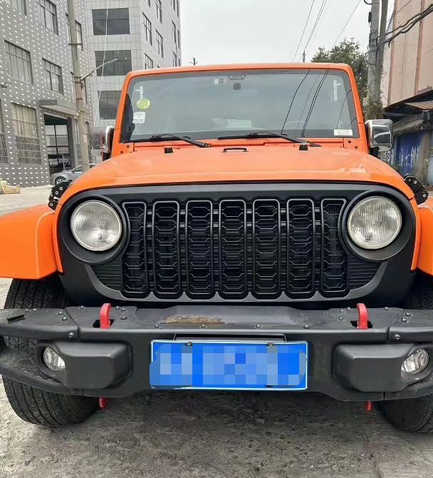 Amazon | 2024 グリル JK - JL スタイル ABS ジープ ラングラー