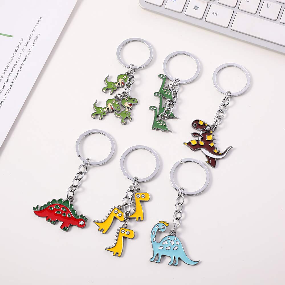 24 Stuks Dinosaurus Sleutelhangers Dinosaurus Feestartikelen, Kinder