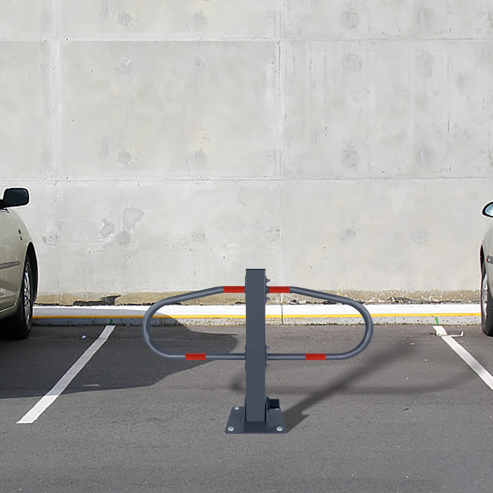 Palo Di Intercettazione Sonnewelt Con 3 Chiavi | Acciaio Verniciato | Parcheggio Privato | Strisce Riflettenti - Foto 6