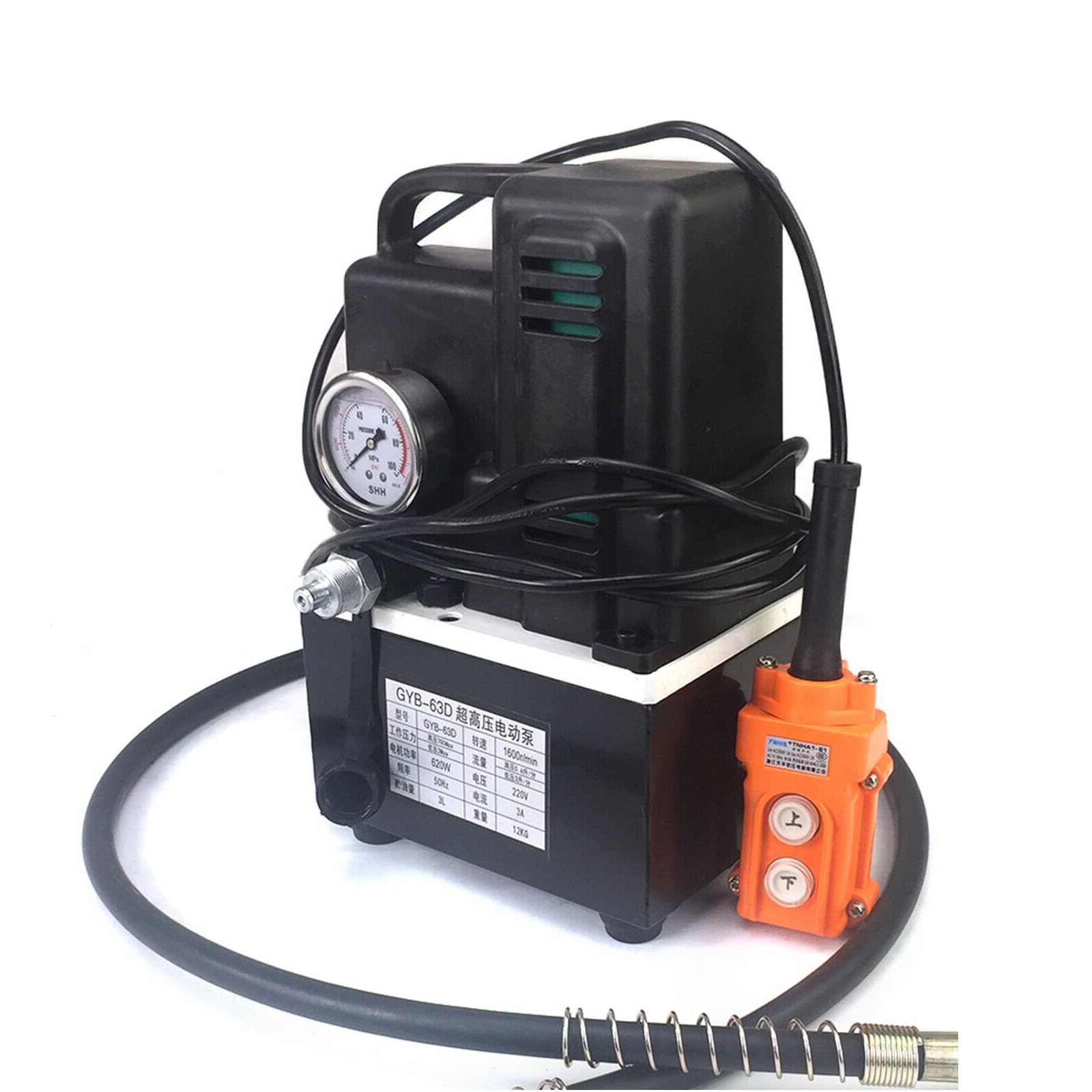 Pompa idraulica elettrica 700Bar pompa elettroidraulica con valvola magnetica unità idraulica motore idraulico pompa 1200 W