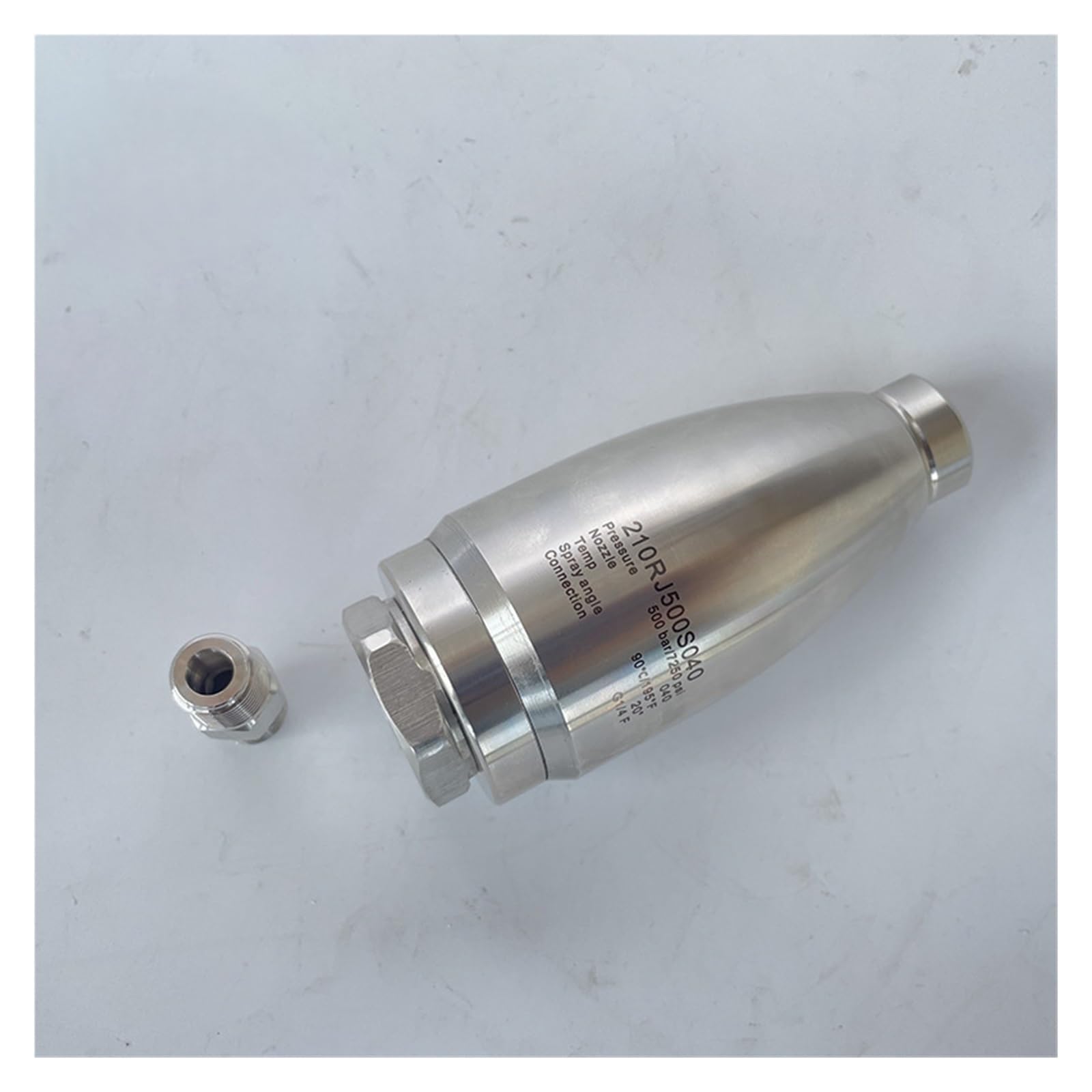Conexión Rápida Con Boquilla Giratoria Turbo De Agua Con Núcleo De Acero De Tungsteno For Limpiar Agua Potable Boquillas