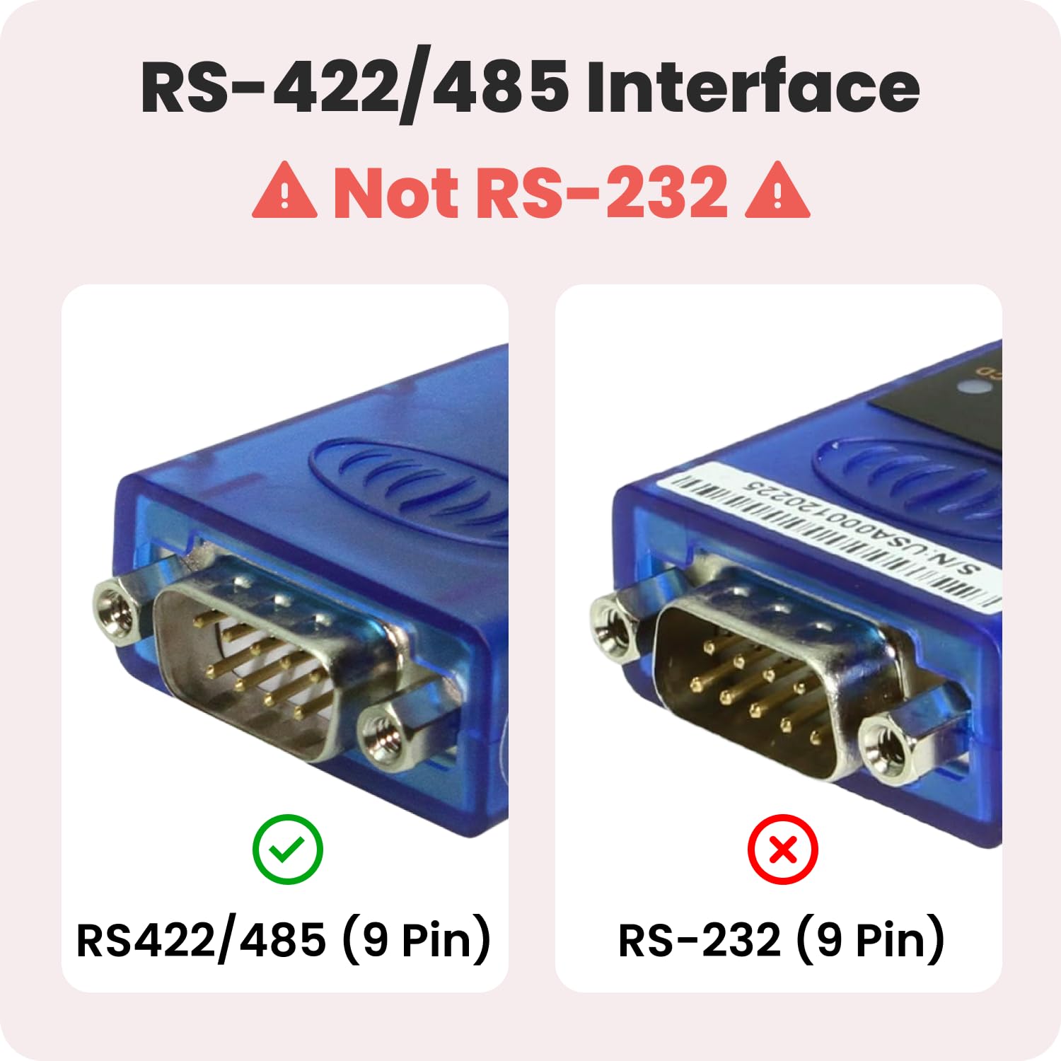 GearMo® Pro 1,52 m USB a RS485 / RS422 FTDI Chip