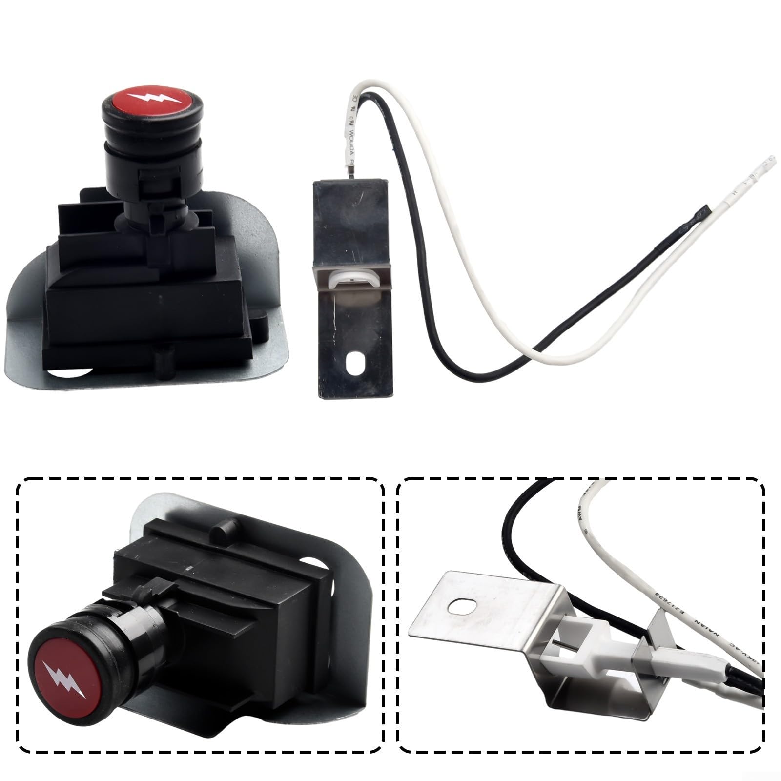 Igniter Kit For Weber 64868 Q1200/2200 Portable Grills For Q Series Gas Grills