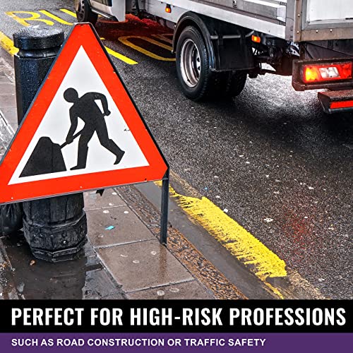 Global Glove Standard Rain Poncho, High-Visibility Yellow/Green, One Size3