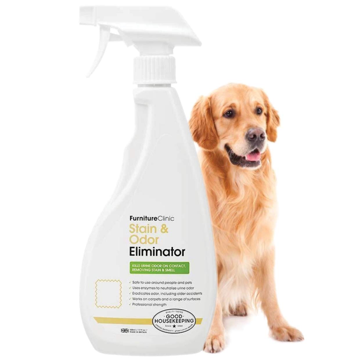 Furniture Clinic Stain & Odour Eliminator For Dogs, Cats, Pets & and